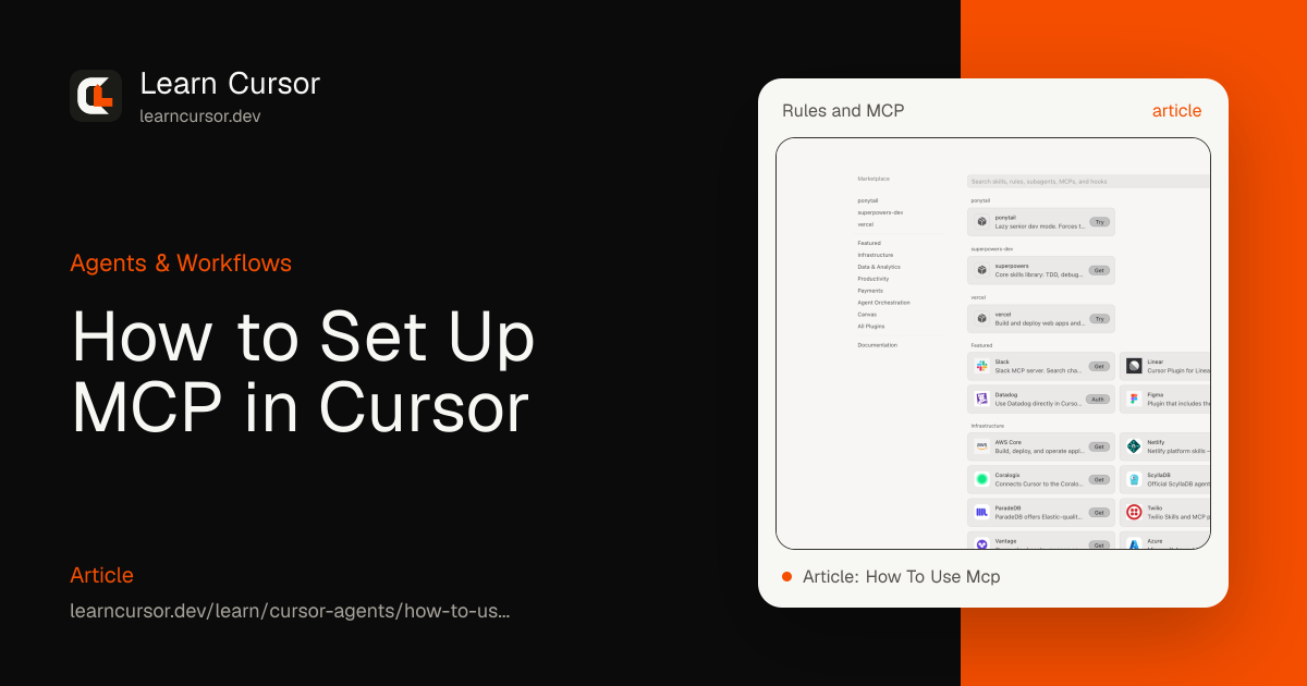 How to Set Up MCP in Cursor