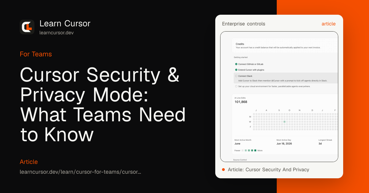 Cursor Security & Privacy Mode: What Teams Need to Know